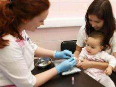 Измерение сахара в крови у ребенка